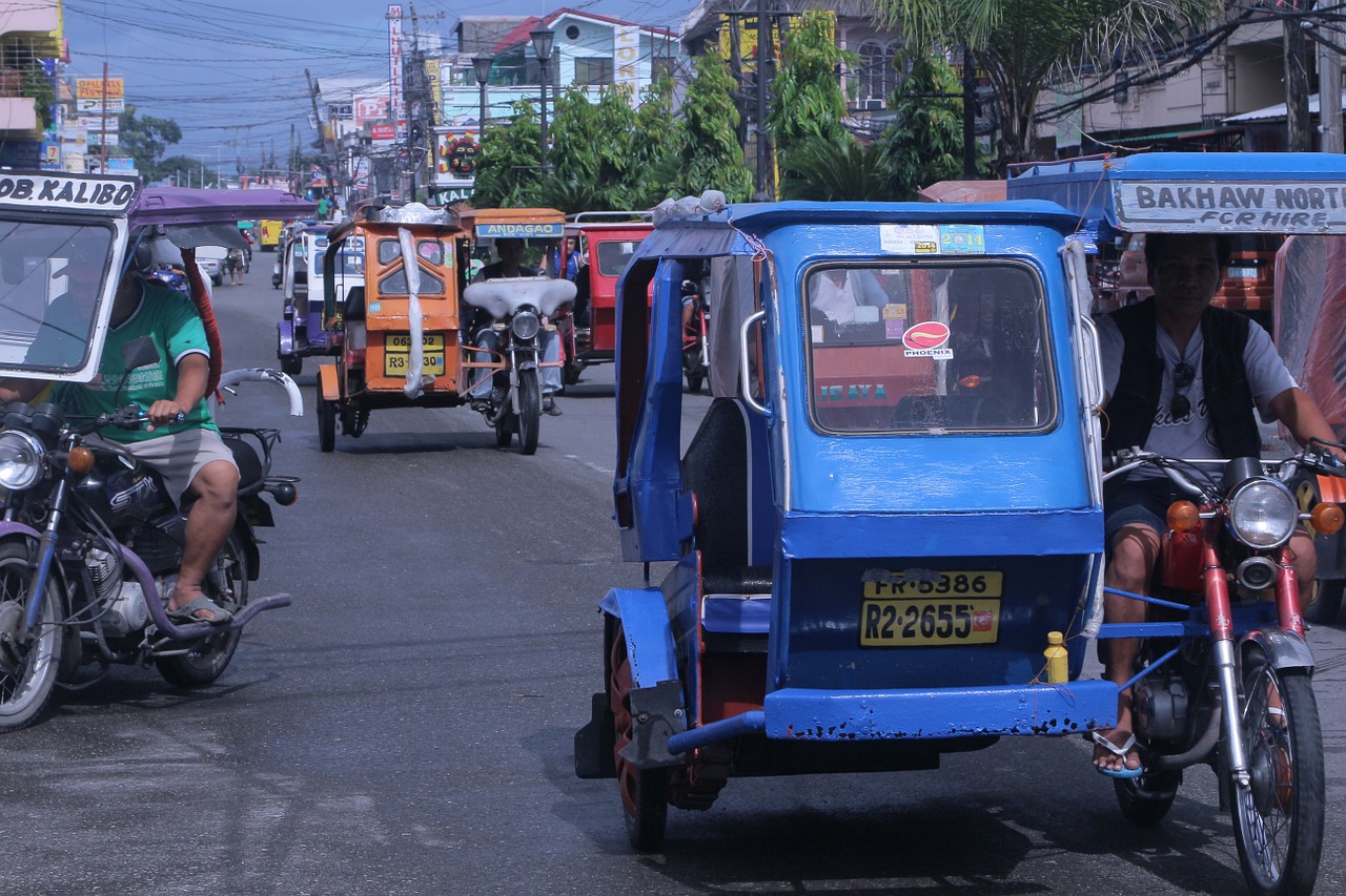tricycles tricycle trike pedicar public transport philippines manila cebu palwan