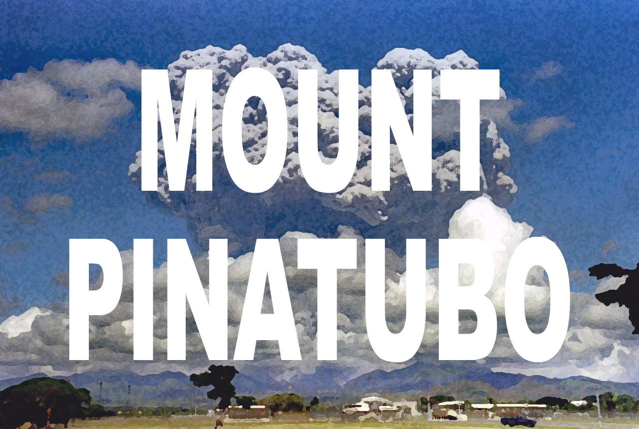 Mount, Pinatubo, eruption, luzon, Philippines